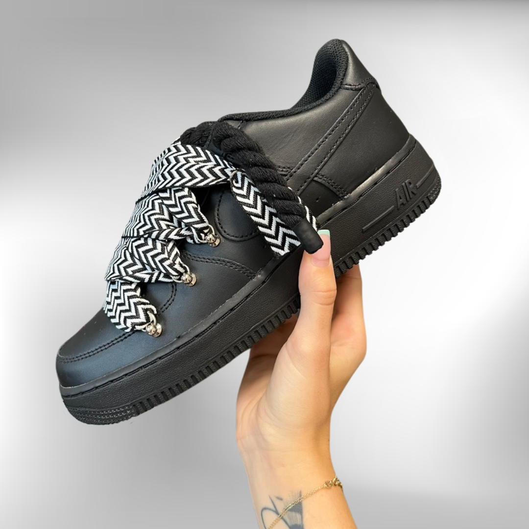 Nike AF1® - RL Wide OVERLACED "Black and White 1." B