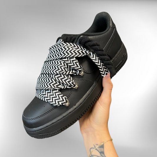Nike AF1® - RL Wide OVERLACED "Black and White 1." B