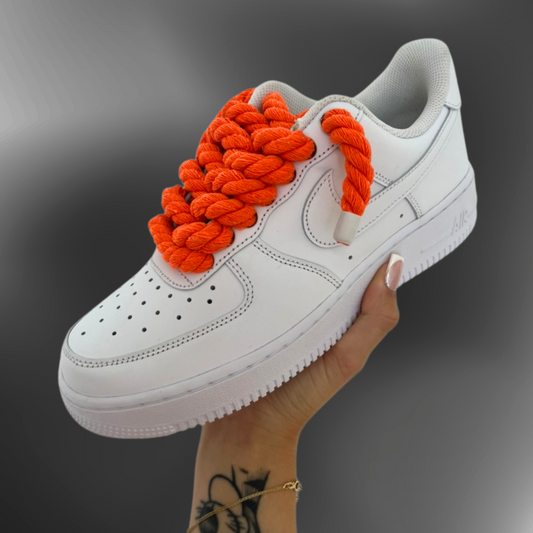 Nike AF1® - Orange Rope laces custom
