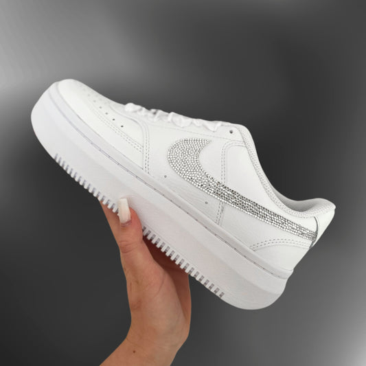 Nike COURT VISION ALTA LEATHER® - Light Crystal Swoosh