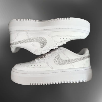 Nike COURT VISION ALTA LEATHER® - Light Crystal Swoosh