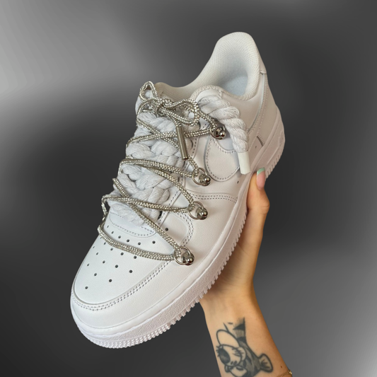 Nike AF1® - RL OVERLACED "White + Crystal Silver" W