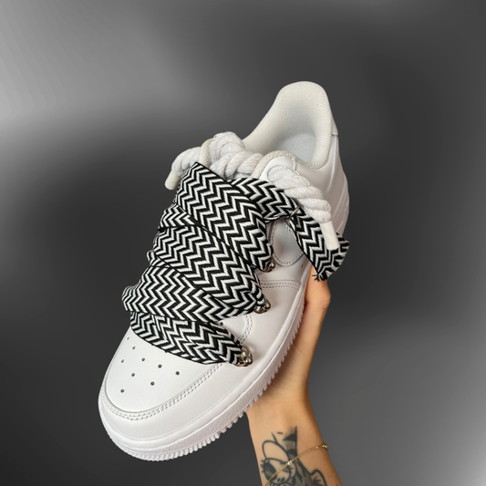 Nike AF1® - RL Wide OVERLACED "Black and White" W