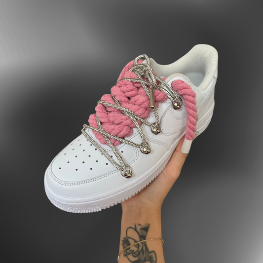 Nike AF1® - RL OVERLACED "Pink + Crystal Silver" W