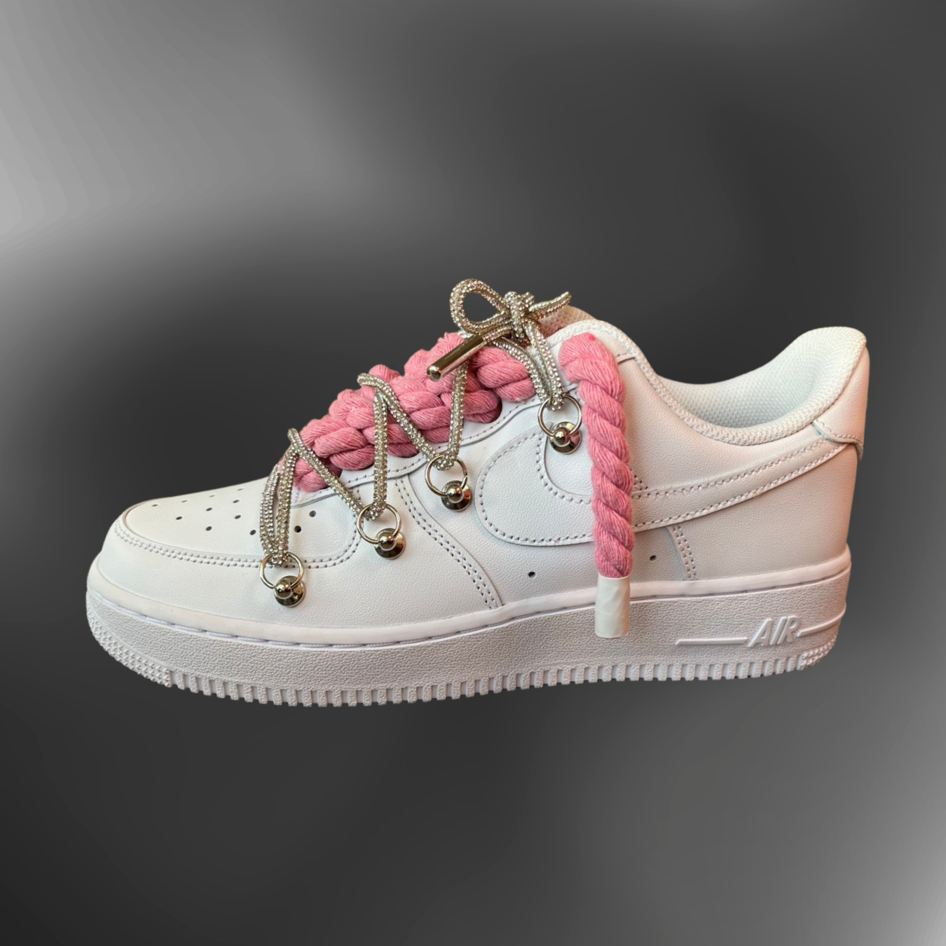 Nike AF1® - RL OVERLACED "Pink + Crystal Silver" W